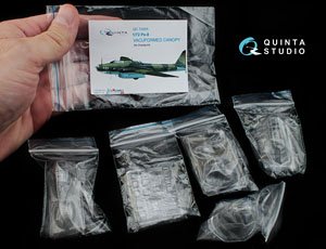 Pe-8 Vacuformed Clear Canopy (for 7264 Zvezda) (Plastic model)
