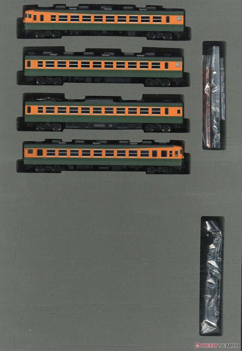 国鉄 165・167系電車 (冷改車・湘南色・宮原電車区) 基本セット (基本・4両セット) (鉄道模型) 商品画像1