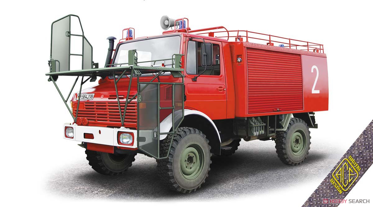 ウニモグ U1300L FlKfz TLF 1000 空港用化学消防車 (プラモデル) その他の画像1