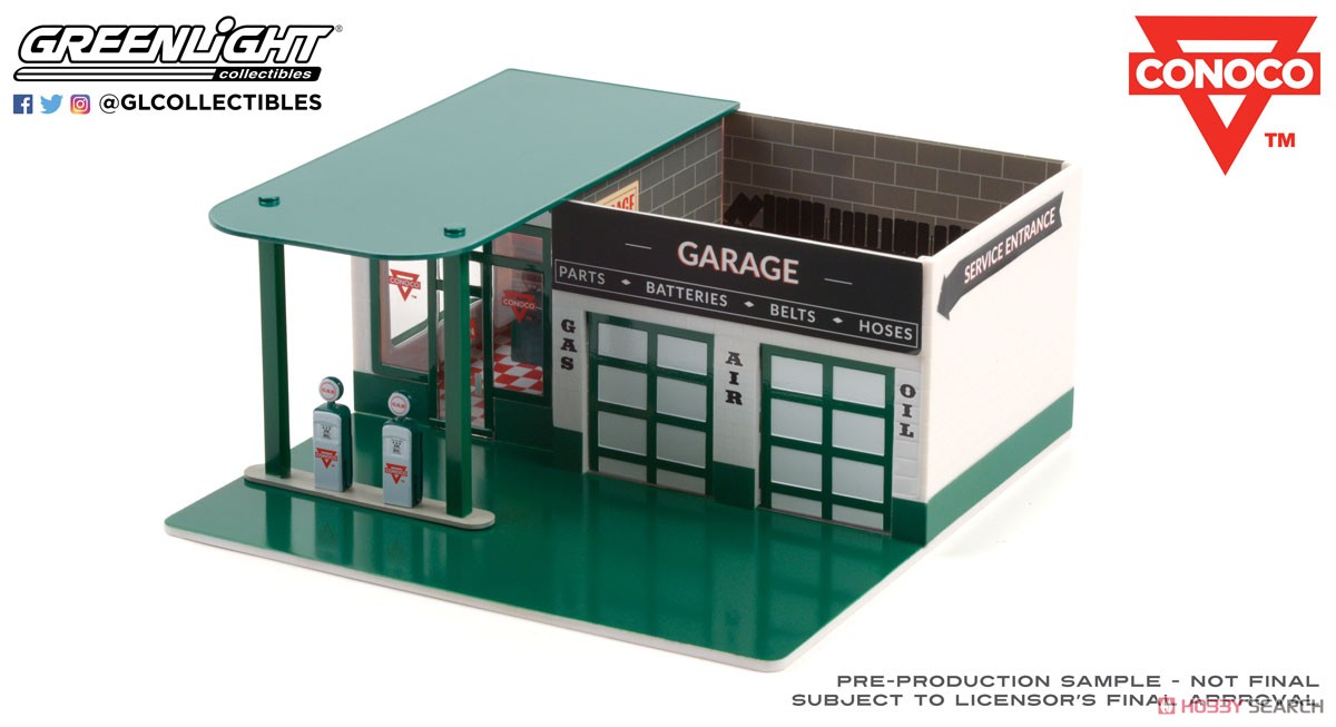 Mechanic`s Corner Series 8 - Vintage Gas Station - Conoco Continental Oil Company (Diecast Car) Item picture3