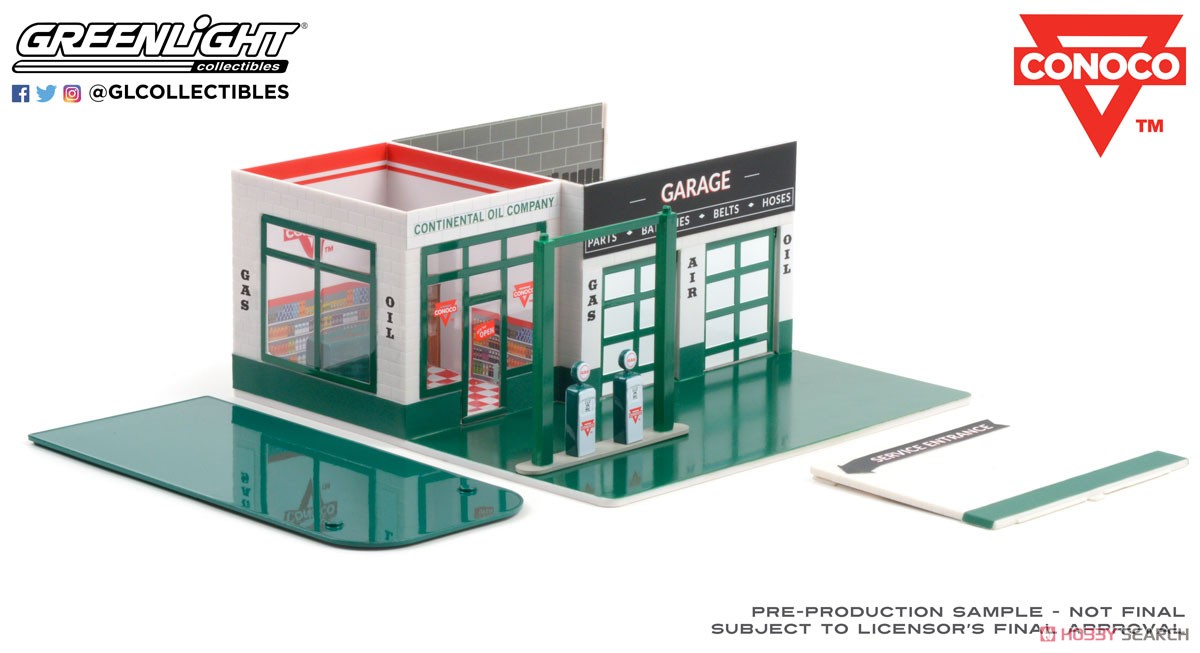 Mechanic`s Corner Series 8 - Vintage Gas Station - Conoco Continental Oil Company (Diecast Car) Item picture4