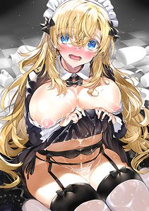 [こうましろ先生]描き下ろし `ぽんこつメイド・いちごちゃん` 「また失敗しちゃいましたぁ…」 B2タペストリー (キャラクターグッズ)