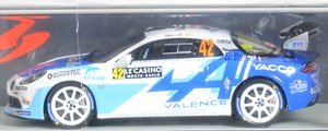 Alpine A110 Rally RGT Team Bonneton No.42 3rd R-GT Rally Monte Carlo 2021 Cedric Robert - Matthieu Duval (Diecast Car)