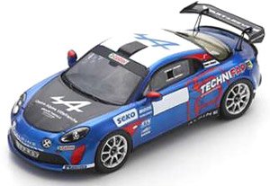 Alpine A110 Rally RGT No.43 Winner R-GT Rally Monte Carlo 2021 Emmanuel Guigou - Alexandre Coria (Diecast Car)