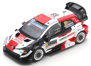 TOYOTA Yaris WRC TOYOTA Gazoo Racing WRT No.69 Rally Monte Carlo 2021 Kalle Rovanpera - Jonne Halttunen (Diecast Car)