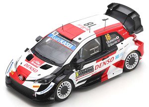 TOYOTA Yaris WRC TOYOTA Gazoo Racing WRT No.18 Rally Monte Carlo 2021 T.Katsuta - D.Barritt (ミニカー)