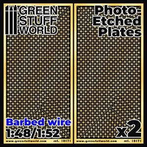 Photo-etched Plates - Barbed Wire (2 Sheet) (Hobby Tool)