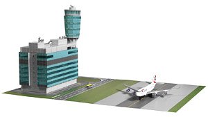 Tiny City Ps5 香港空港 航空管制塔ジオラマセット (ミニカー)