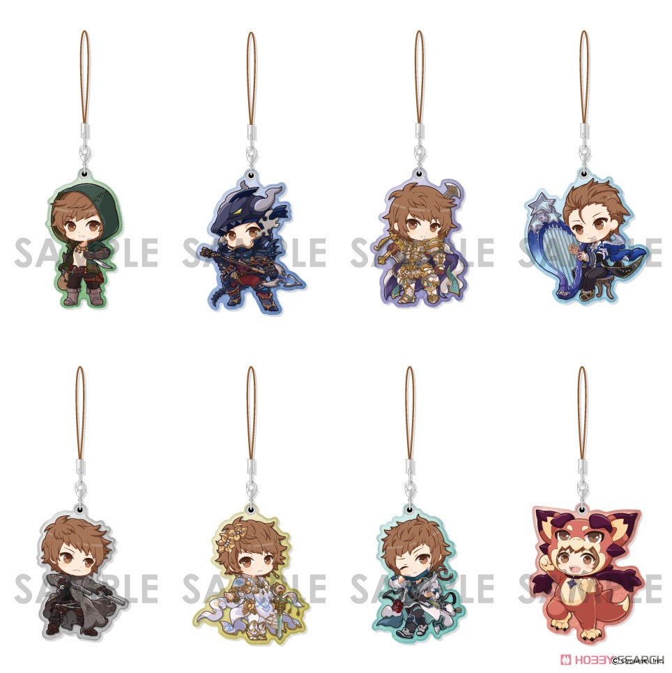 Granblue Fantasy Pearl Acrylic Collection -Job Collection- Gran Vol.2 (Set of 8) (Anime Toy) Item picture1