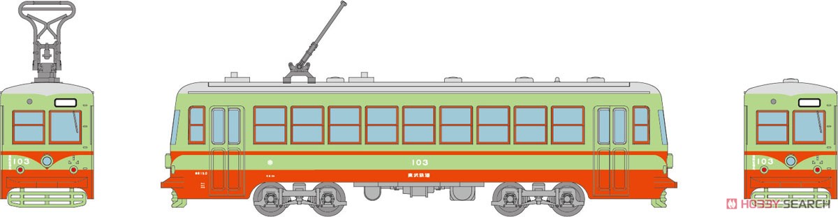 鉄道コレクション 東武日光軌道線 100形 103号車 (鉄道模型) その他の画像1