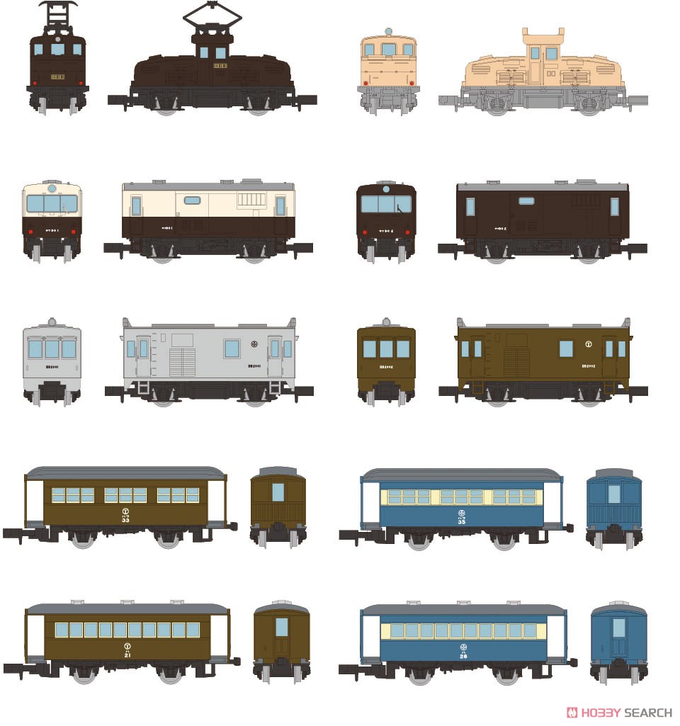 ノスタルジック鉄道コレクション 第1弾 (10個入) (鉄道模型) その他の画像1