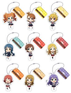 The Idolm@ster Million Live! Acrylic Key Ring Collection w/Stand School Uniform Series Angel Vol.2 (Set of 9) (Anime Toy)