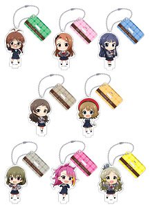 The Idolm@ster Million Live! Acrylic Key Ring Collection w/Stand School Uniform Series Fairy Vol.2 (Set of 8) (Anime Toy)
