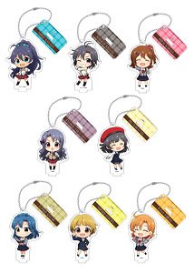 The Idolm@ster Million Live! Acrylic Key Ring Collection w/Stand School Uniform Series Princess Vol.2 (Set of 8) (Anime Toy)