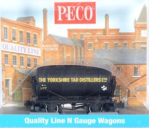 イギリス2軸貨車 タンク車 (ヨークシャータール蒸溜所・車番597) 【NR-P180】 ★外国形モデル (鉄道模型)