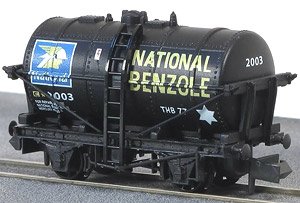 イギリス2軸貨車 タンク車 (ナショナルベンゾイル・車番2003) 【NR-P181】 ★外国形モデル (鉄道模型)