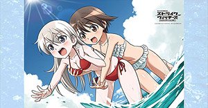 [501st Joint Fighter Wing Strike Witches: Road to Berlin] Bath Towel (Yoshika Miyafuji & Eila Ilmatar Juutilainen) (Anime Toy)