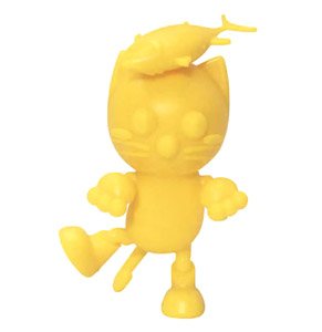 Plastic Model Cat (Egg Yellow) (Plastic model)