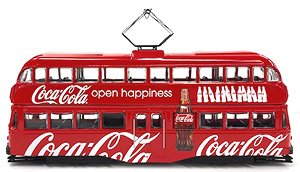 (OO) コカ・コーラ ダブルデッカー トラム `Open Happiness` (鉄道模型)