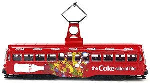 (OO) Coca Cola Single Decker Tram- Coke Side of Life (Model Train)