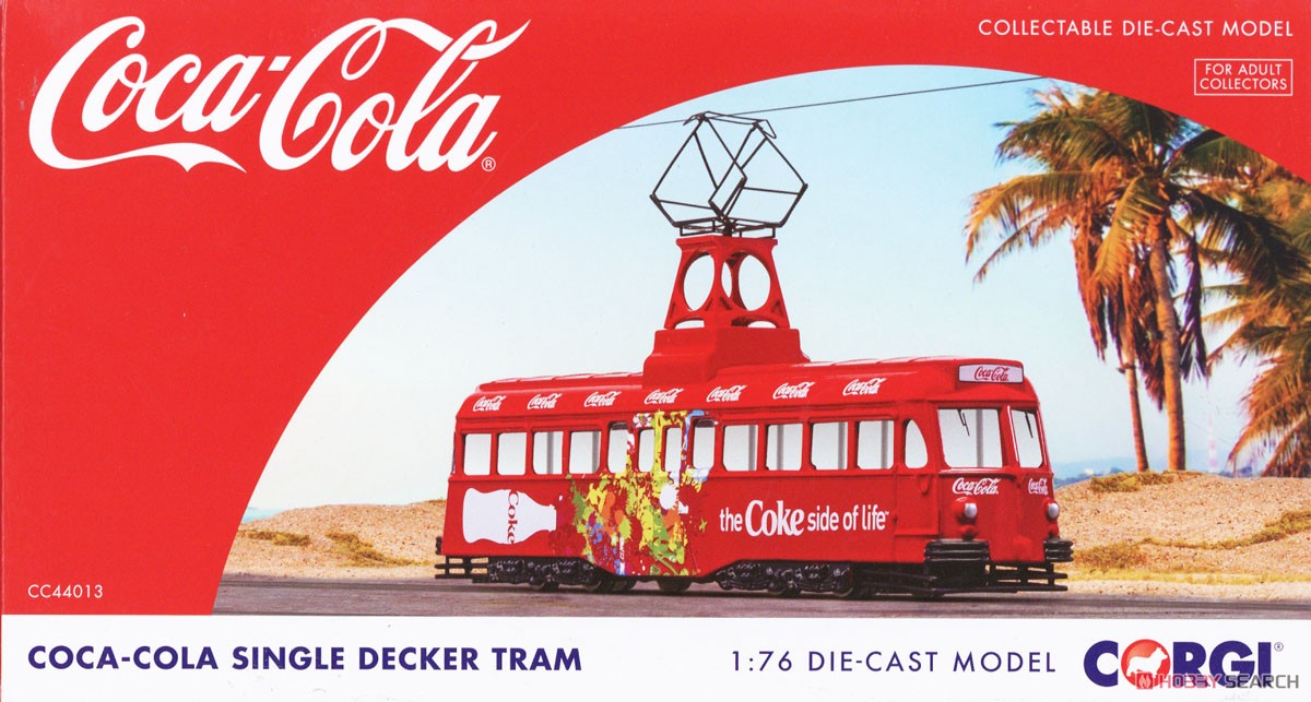 (OO) コカ・コーラ シングルデッカー トラム `Coke Side of Life` (鉄道模型) パッケージ1