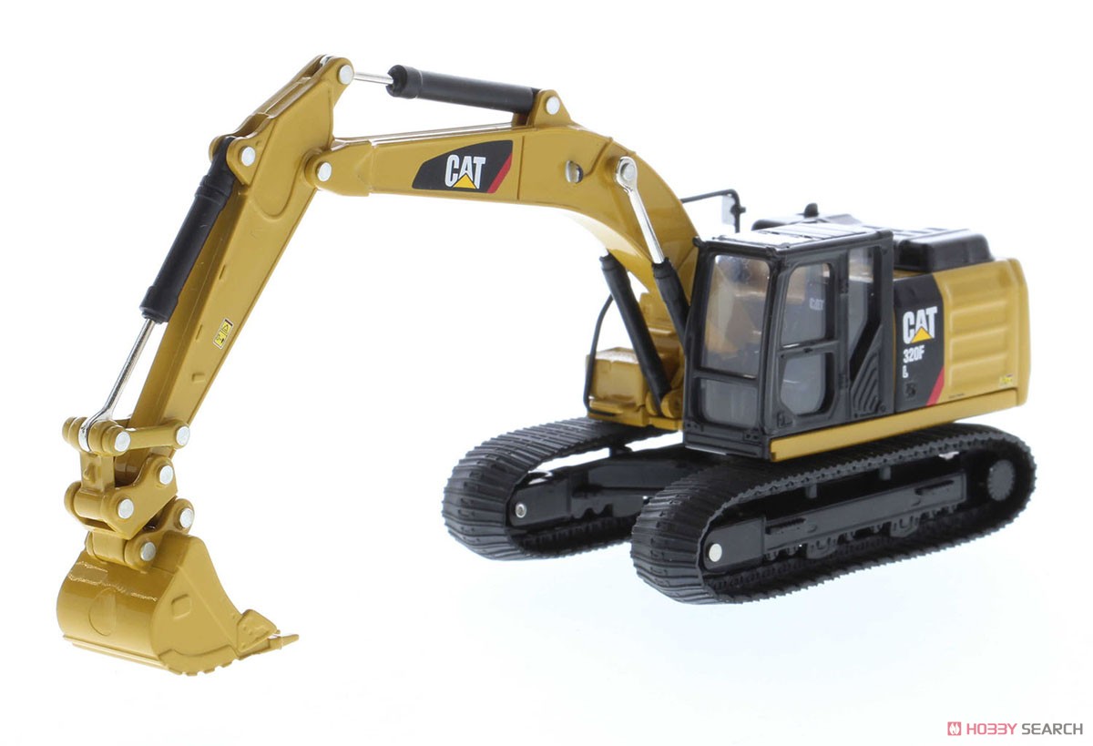 Cat 320FL Hydraulic Excavator with 5 New Work Tools (Diecast Car) Item picture1