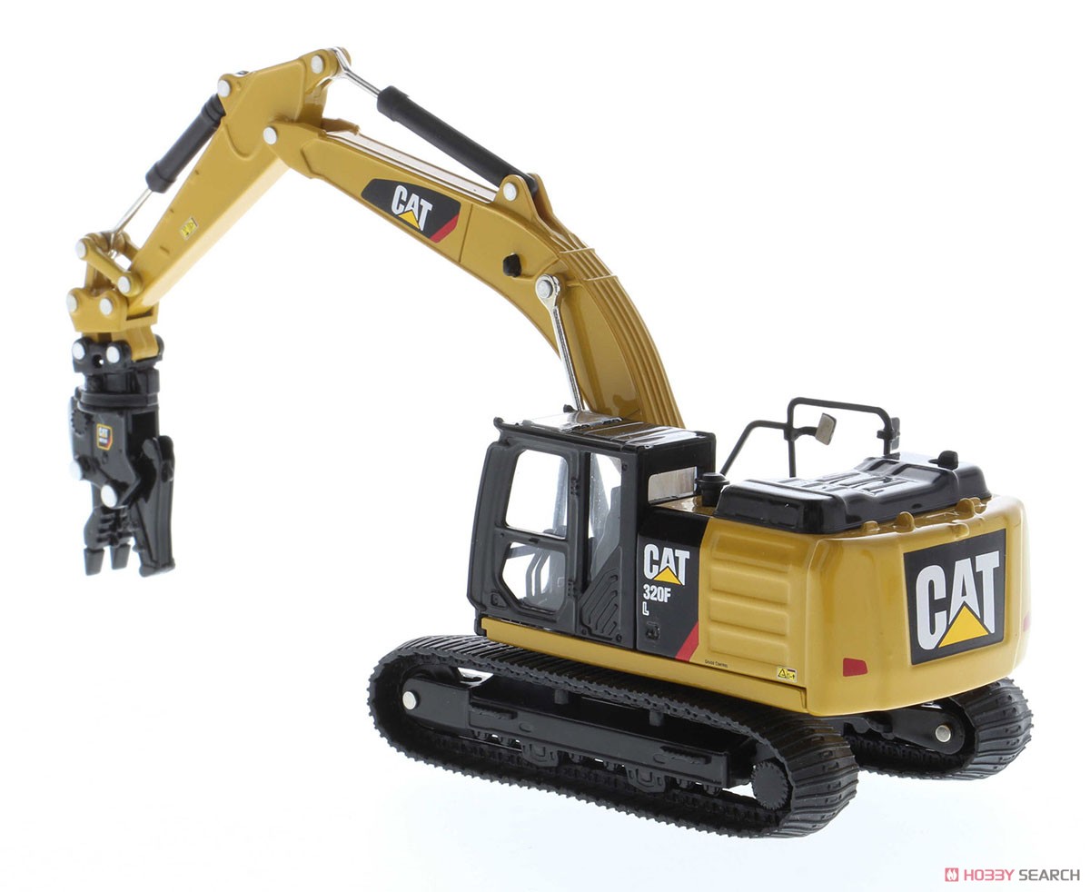 Cat 320FL Hydraulic Excavator with 5 New Work Tools (Diecast Car) Item picture10