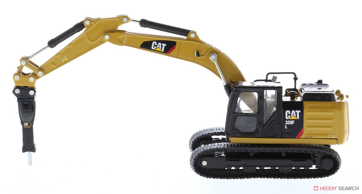 Cat 320FL Hydraulic Excavator with 5 New Work Tools (Diecast Car) Item picture11