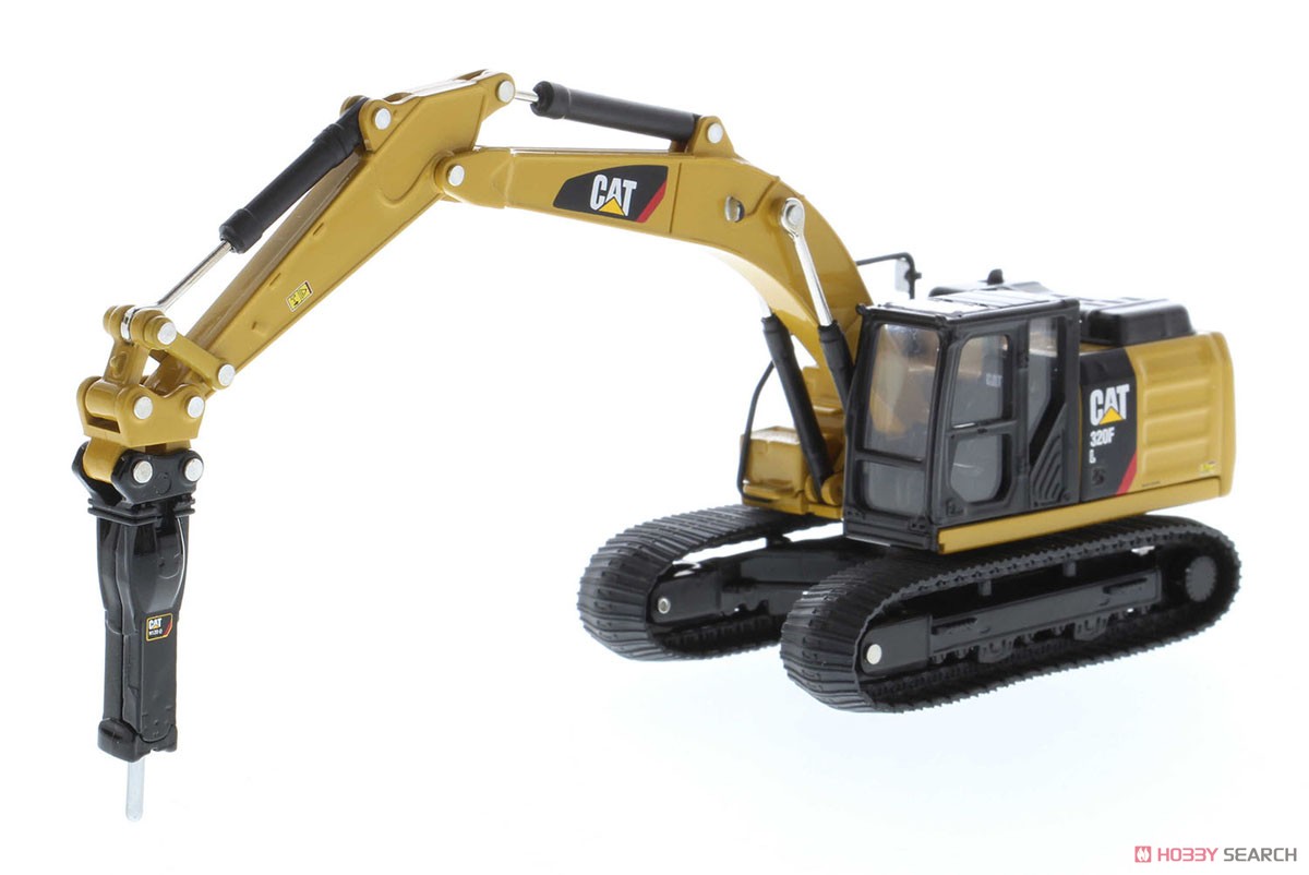 Cat 320FL Hydraulic Excavator with 5 New Work Tools (Diecast Car) Item picture3