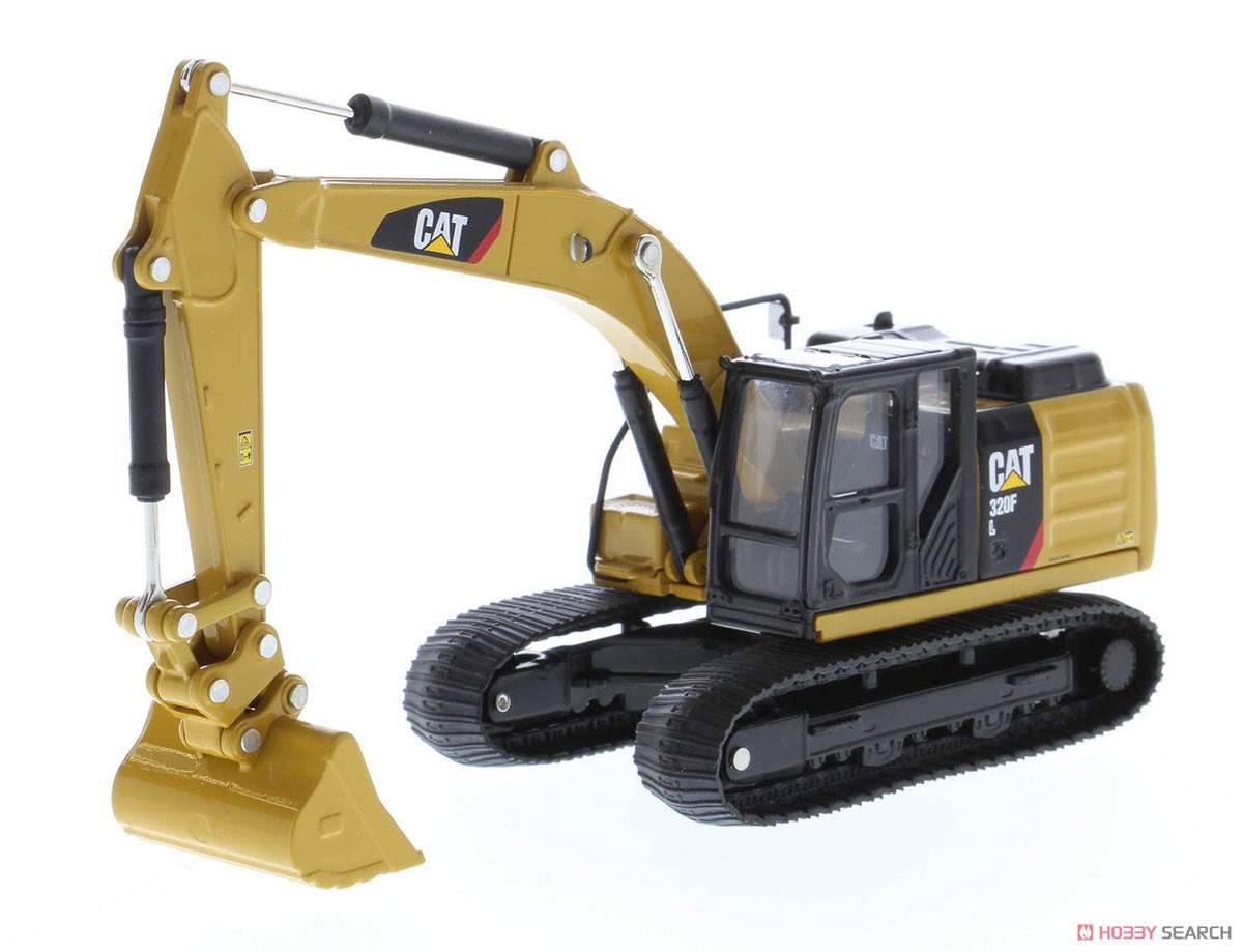 Cat 320FL Hydraulic Excavator with 5 New Work Tools (Diecast Car) Item picture4