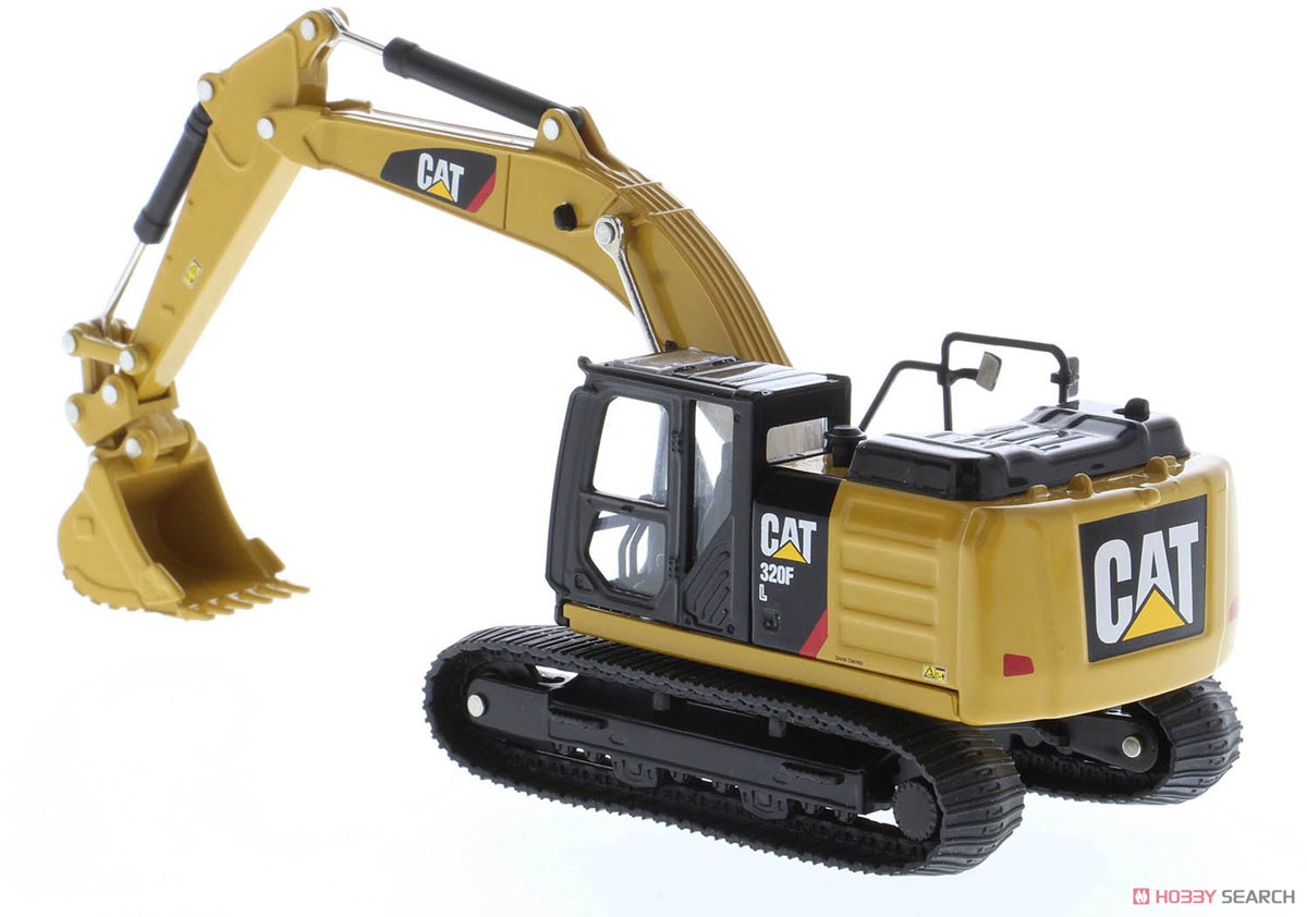 Cat 320FL Hydraulic Excavator with 5 New Work Tools (Diecast Car) Item picture7