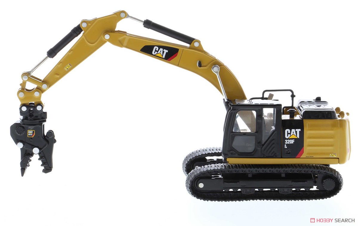 Cat 320FL Hydraulic Excavator with 5 New Work Tools (Diecast Car) Item picture9