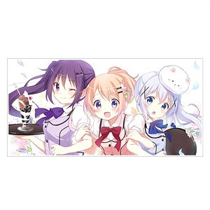 Is the Order a Rabbit? Bloom 120cm Big Towel A [Cocoa & Chino & Rize] (Anime Toy)