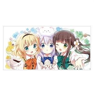 Is the Order a Rabbit? Bloom 120cm Big Towel B [Chino & Chiya & Syaro] (Anime Toy)