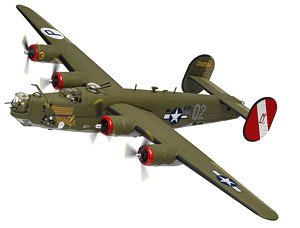 Consolidated B-24H Liberator `Witchcraft` 130 missions (Pre-built Aircraft)