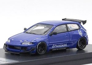 Honda Civic EG6 Rocket Bunny Blue (Diecast Car)