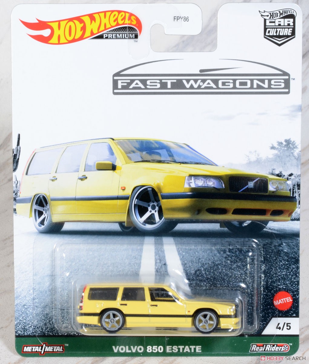 ホットウィール カーカルチャー ファスト ワゴン - ボルボ 850 エステート (玩具) パッケージ1