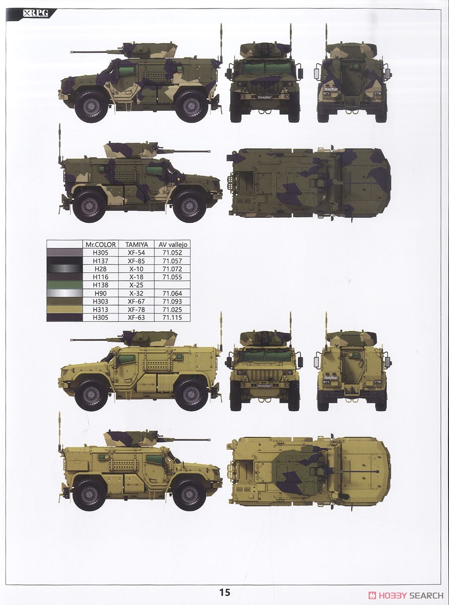 ロシア 装輪装甲車 タイフーン VDV K-4386 2両セット (30mm 2A42 機関砲型 & 地雷防御タイプ前期型) (プラモデル) 塗装2