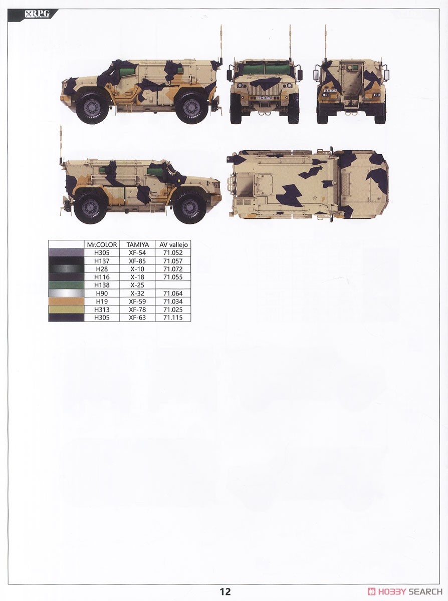 ロシア 装輪装甲車 タイフーン VDV K-4386 2両セット (30mm 2A42 機関砲型 & 地雷防御タイプ前期型) (プラモデル) 塗装4