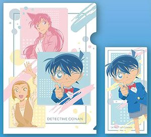 Detective Conan A4 Clear File Ticket Holder B Set (Anime Toy)