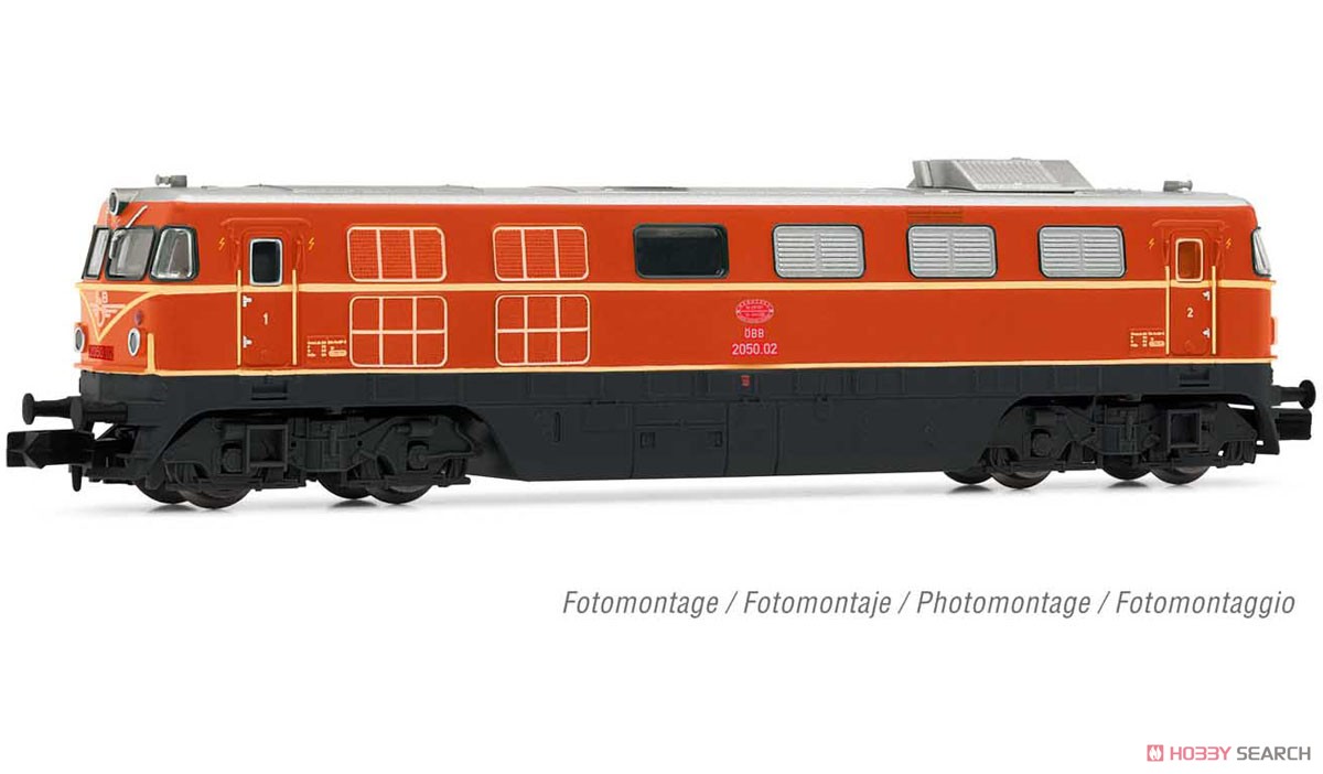 Diesel Locomotive Class 2050, OBB, 2050.02, orange livery with small triangle, Period IV (Model Train) Item picture1