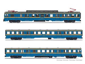 RENFE, 3-unit EMU class UT 440, high front windows, blue/yellow livery, period IV (3両セット) (鉄道模型)