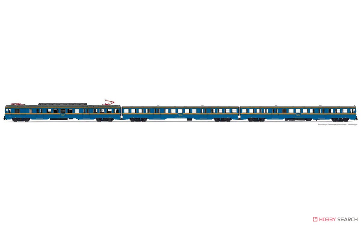 RENFE, 3-unit EMU Class UT 440, high front windows, blue/yellow livery, Period IV (3-Car Set) (Model Train) Other picture1