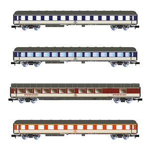DB, 4-unit pack `Popfarben` express train, ep.IV (4-Car Set) (Model Train)