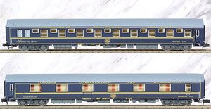 DB CIWL, 2-unit pack of T2 sleeping coaches, period IV (2両セット) ★外国形モデル (鉄道模型)