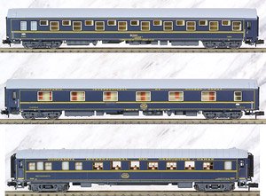 RENFE, 3-unit set T2 Renfe + T2 CIWL + WR restaurant (3-Car Set) (Model Train)