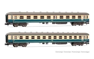 DB, 2-unit set 1st Class & 2nd Class, Am208 & Bm233, blue/beige livery, Period IV (2-Car Set) (Model Train)