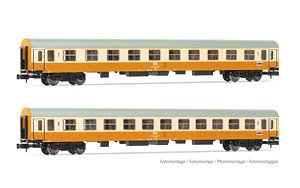 DR, 2-unit pack `Stadte-Express`, 1 x Am + 1 x Bm, orange/beige livery, Period IV (2-Car Set) (Model Train)