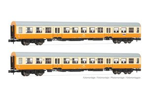DR, 2-unit pack `Stadte-Express`, 2 x Bmh, orange/beige livery, Period IV (2-Car Set) (Model Train)