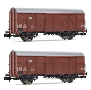 DB, 2-unit pack, wooden Gs wagons, period IV (2両セット) ★外国形モデル (鉄道模型)